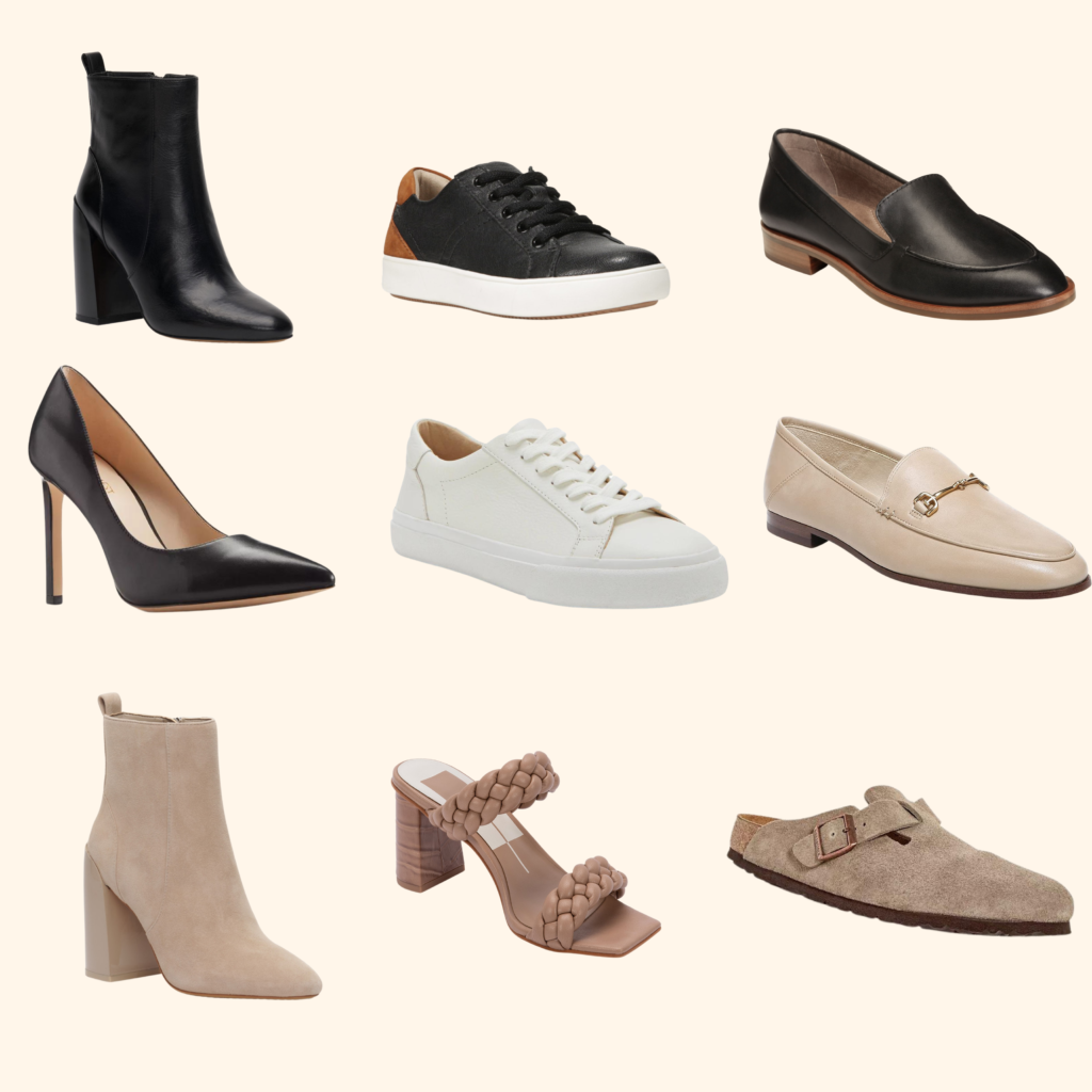 Capsule Wardrobe Shoes